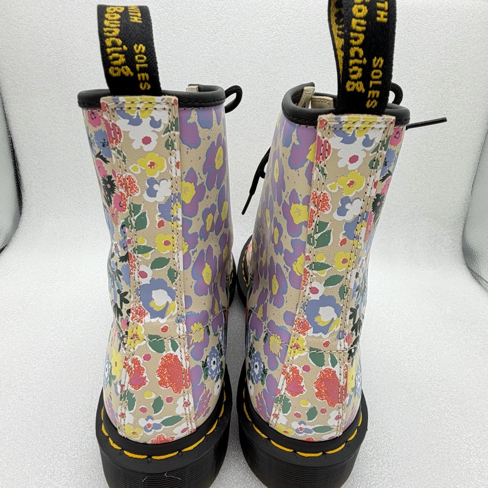 Dr. Martens Floral Combat Boots - Picture 4 of 9